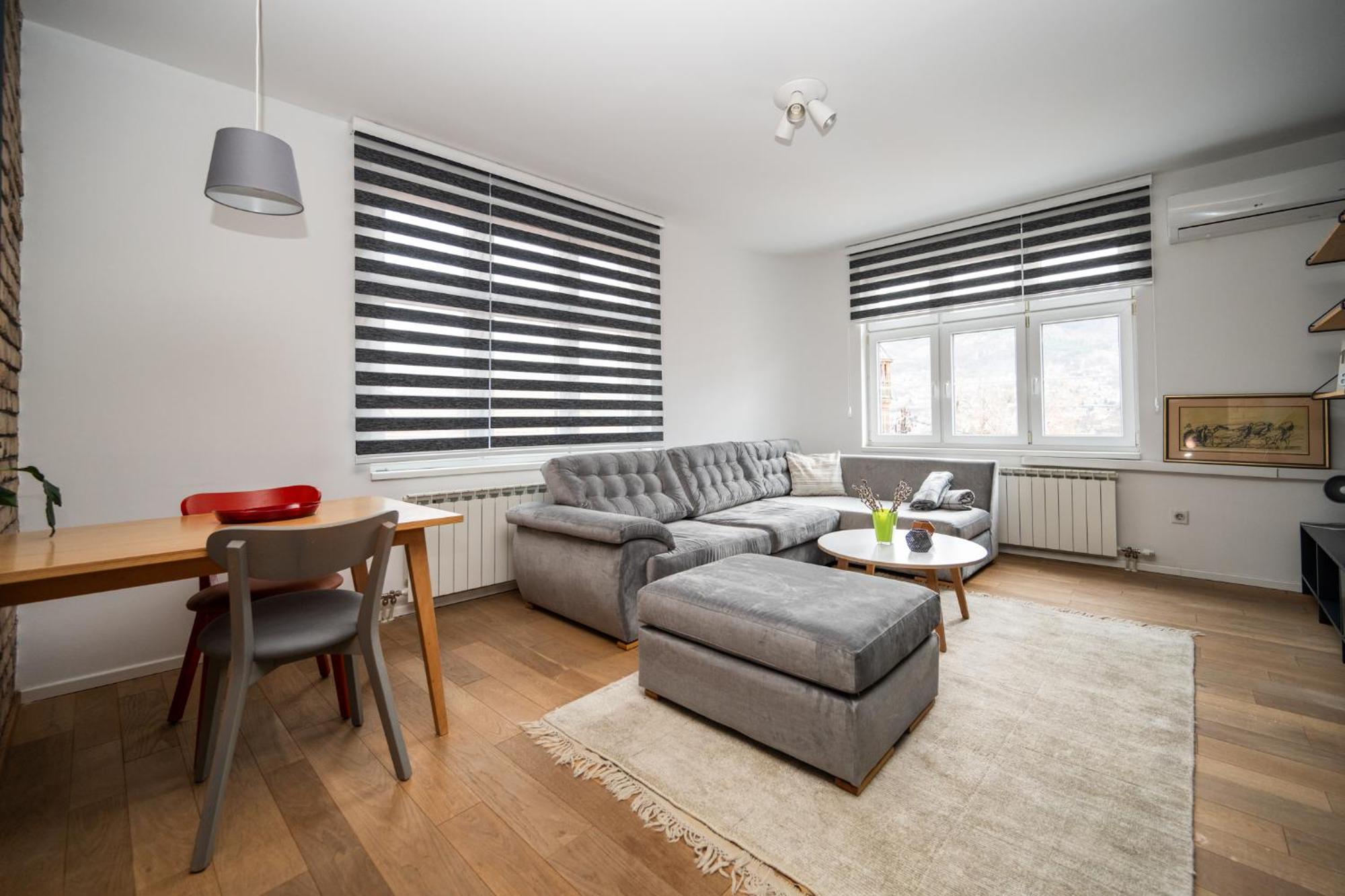 Design 1Bdr Apartment With City View Сараево Екстериор снимка